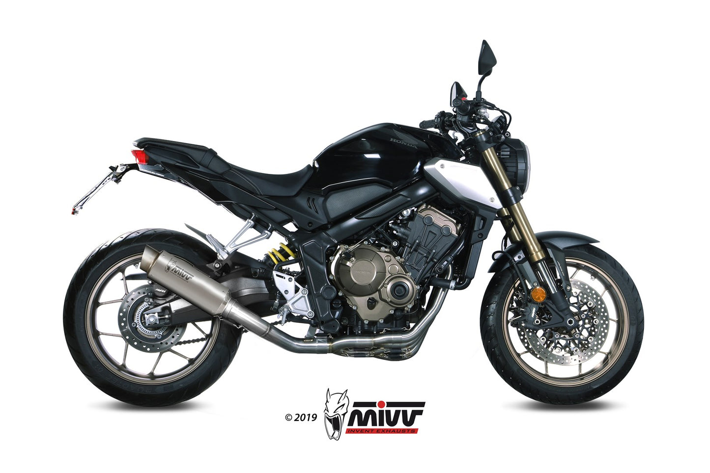 MIVV Full System 4x2x1, GPpro Titan, Standard Exhaust For Honda CB 650 R 19-21, CBR 650 R 19-21