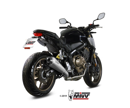 MIVV Full System 4x2x1, Delta Race Stainless Steel, Standard Exhaust For Honda CB 650 R 19-21, CBR 650 R 19-21