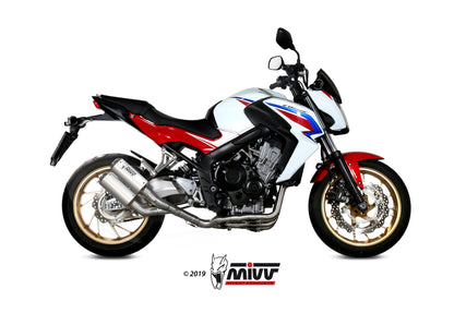 MIVV Full System 4x2x1x2, MK3 Stainless Steel, Standard Exhaust For Honda CB 650 F 2014-2018