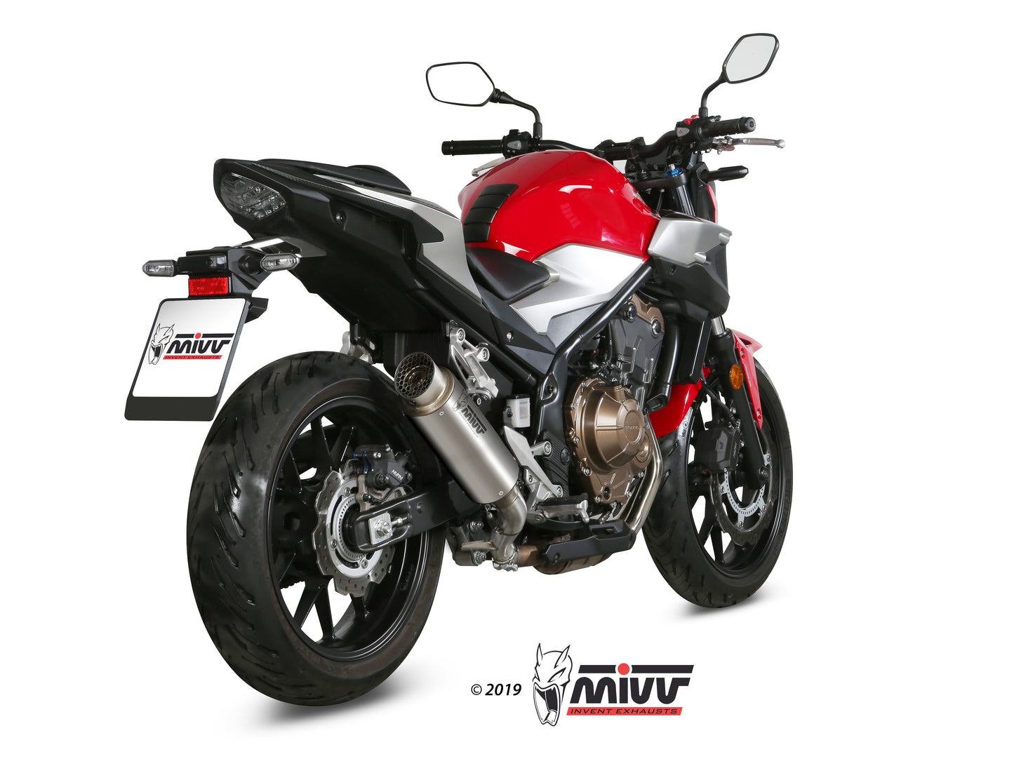 MIVV Slip-on, GPpro Titan, Standard Exhaust For Honda CB 500F 2019-2021