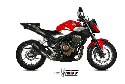 MIVV Slip-on, MK3 Carbon, Standard Exhaust For Honda CB 500F 2019-2021