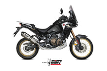 MIVV Slip-on, Speed Edge Stainless Steel, Standard Exhaust For Honda CRF 1100 L Africa Twin 2020-2022