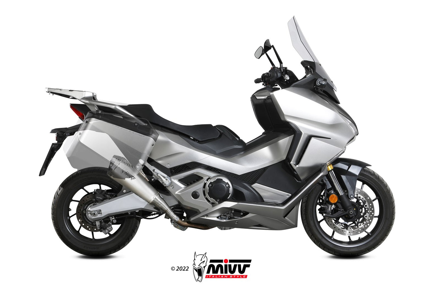 MIVV Slip-on, Speed Edge Black, Standard Exhaust For KTM 1290 Super Adventure / R / S / T 2021-2024