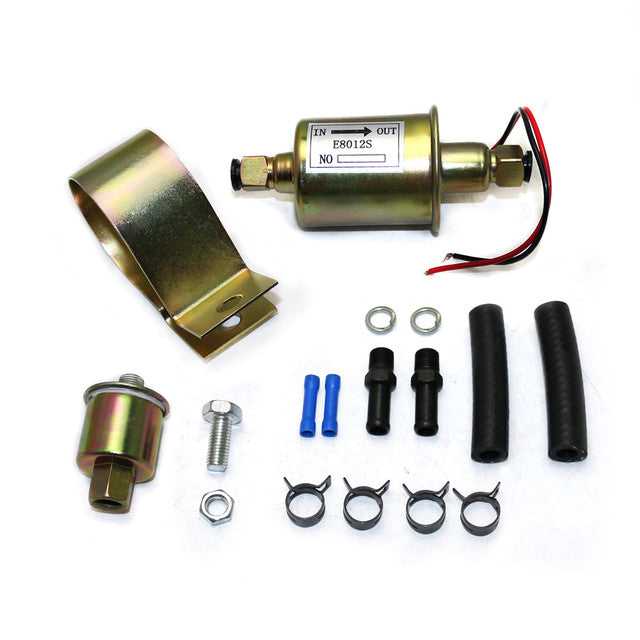 Quantum Fuel Systems OEM Replacement Frame-Mounted Electric Fuel Pump w/ Fuel Filter for the Yamaha BT 1100 Bulldog '02-06, FJ1200 '89-93, FZR 1000 '87-88, TZ250 '99-02
