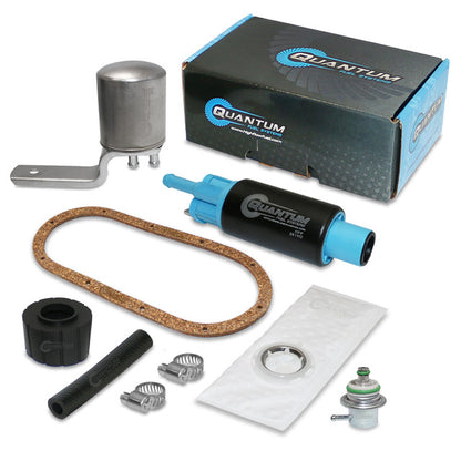 Quantum Fuel Systems OEM Replacement In-Tank EFI Fuel Pump w/ Fuel Pressure Regulator, Tank Seal, Fuel Filter, Strainer for the Harley Davidson Electra Glide '95-99, Road Glide '98-99, Road King '96-99