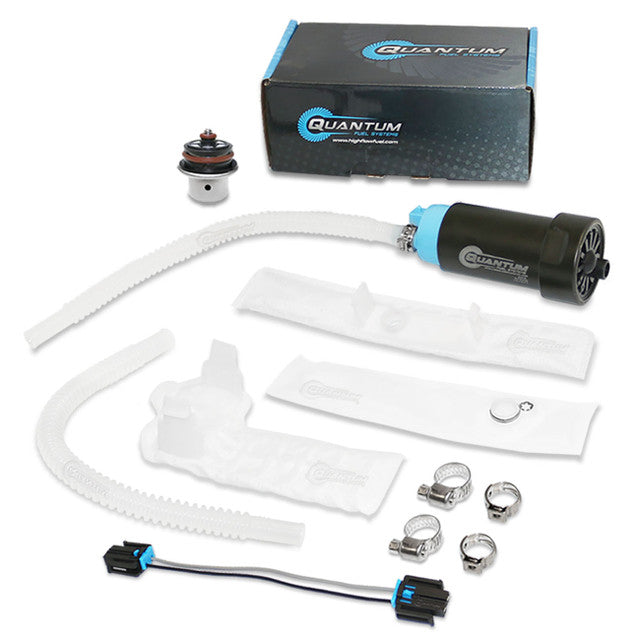 Quantum Fuel Systems OEM Replacement In-Tank EFI Fuel Pump w/ Fuel Pressure Regulator, Strainer for the Harley Davidson FXD Dyna / Dyna Switch Back '07-08 & etc.