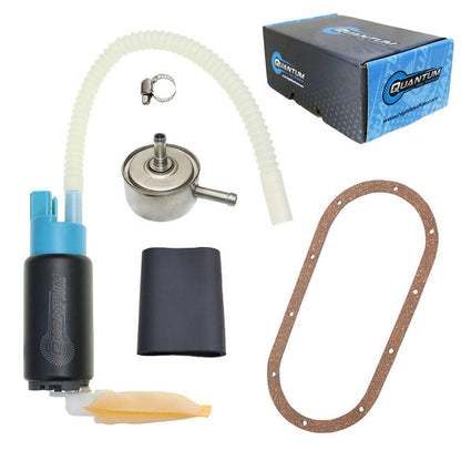 Quantum Fuel Systems OEM Replacement In-Tank EFI Fuel Pump w/ Tank Seal, Fuel Filter, Strainer for the Harley Davidson Road King Classic '00-01, Road King '99-01 & etc.