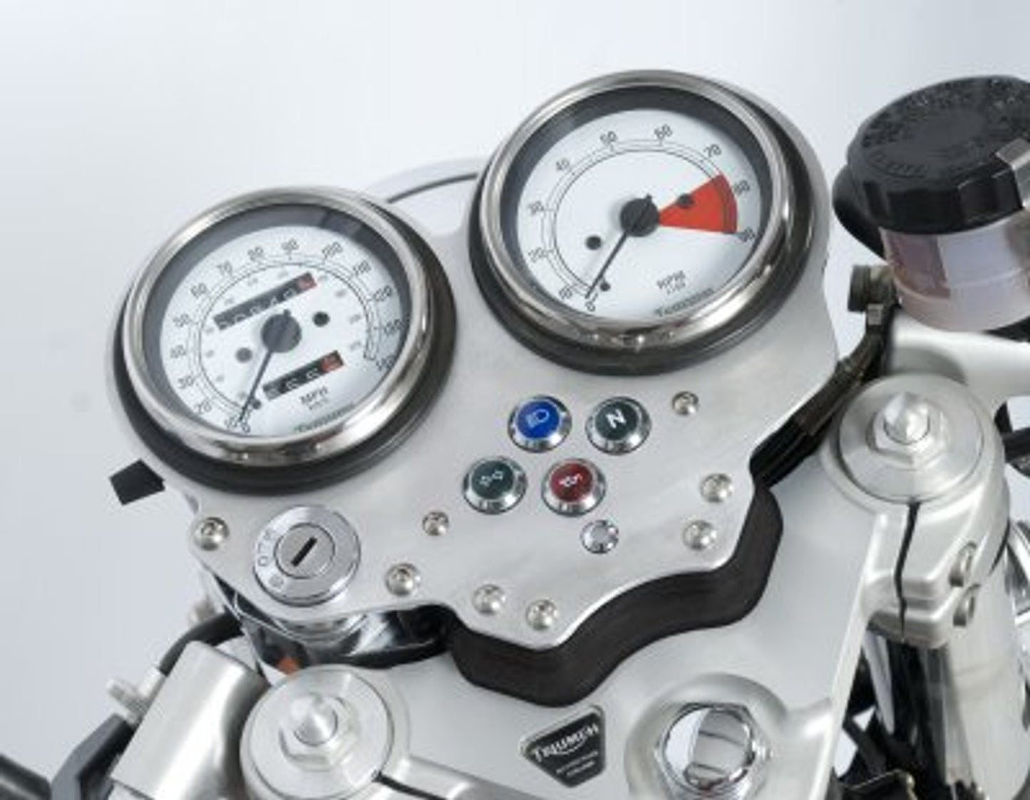 R&G Racing Instrument Fascia with Clip-on Bars (Not Bonneville) for Triumph Thruxton '08-'14