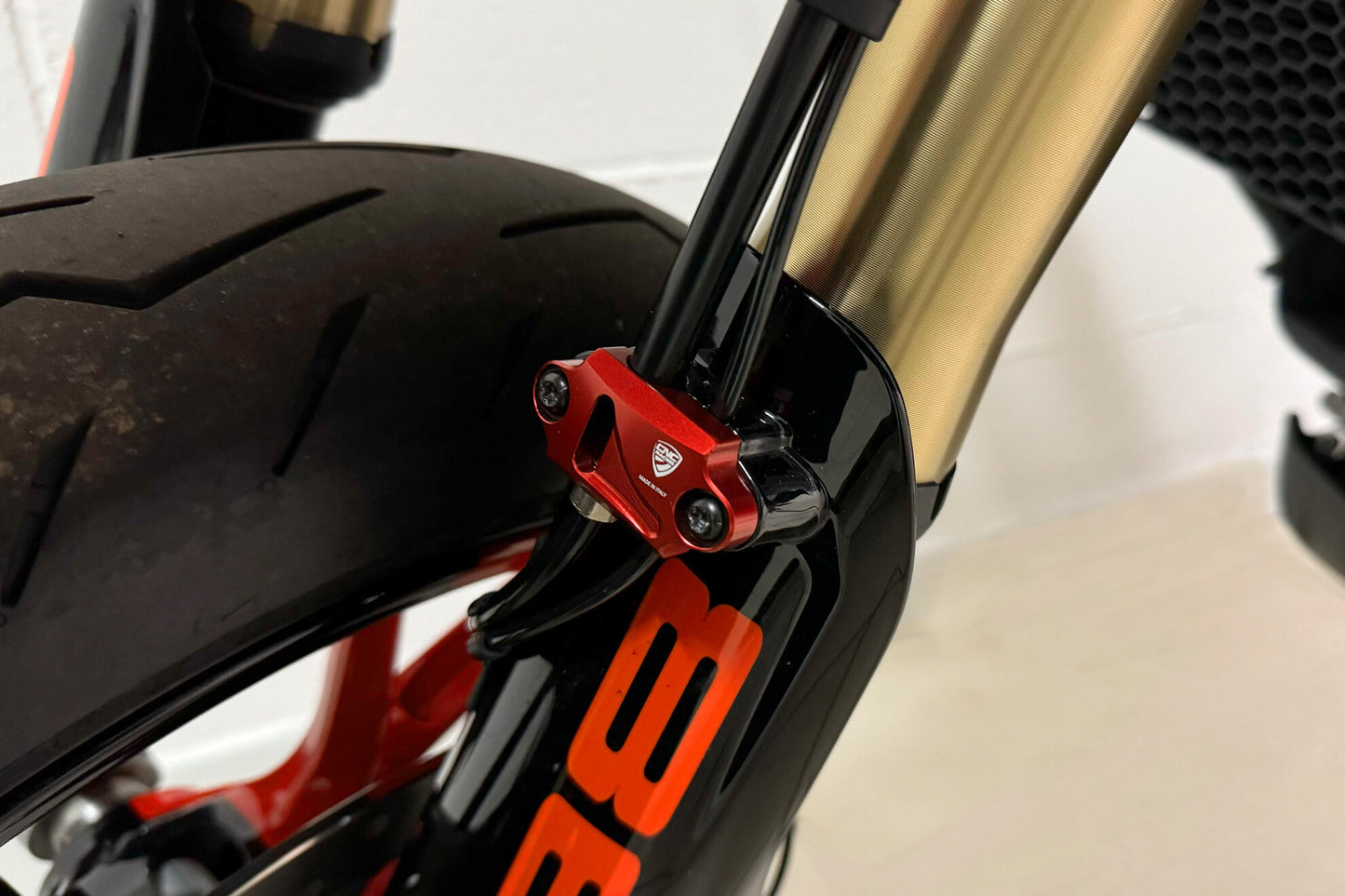 CNC Racing Front Brake Line Cover for Ducati Hypermotard 698 Mono