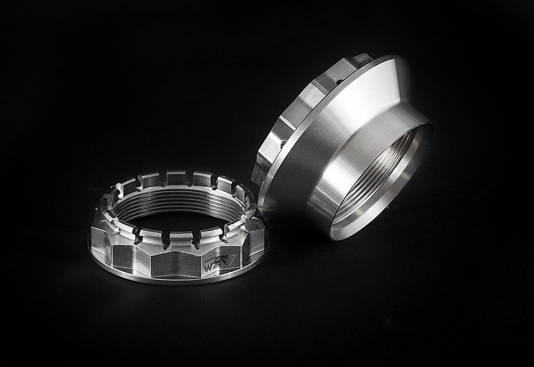 AEM FACTORY - MV AGUSTA WITH SINGLE SIDED SWINGARM TITANIUM REAR WHEEL NUTS