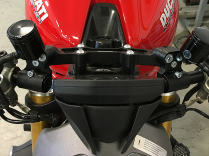 Woodcraft Ducati Monster 821 (15-17) / 1200 /S (14-16) Clipon Riser Adapter Plate With Bars