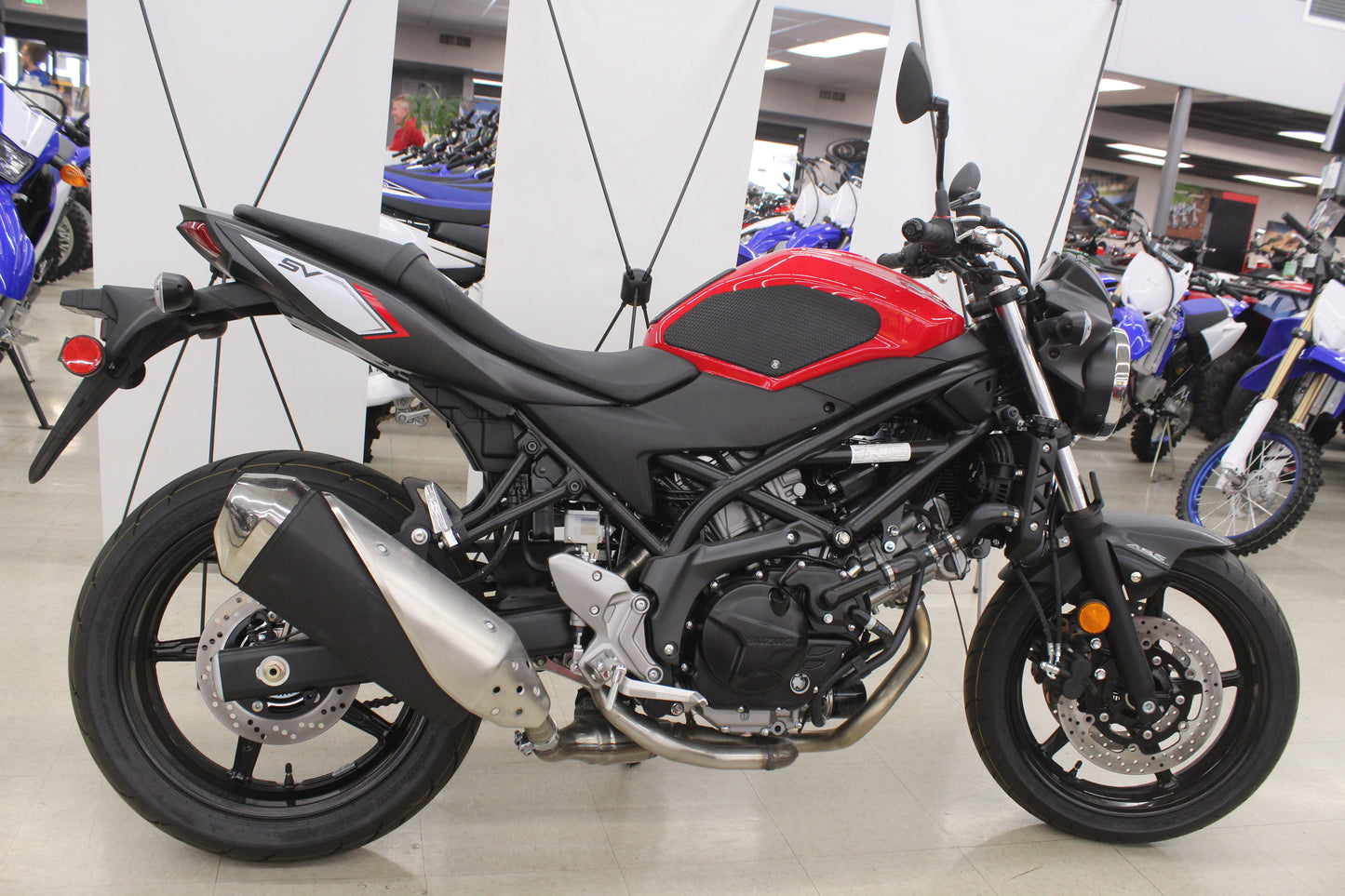 TechSpec Tank Grip Pads for the Suzuki SV650 (2016+) - Full Tank pad kit