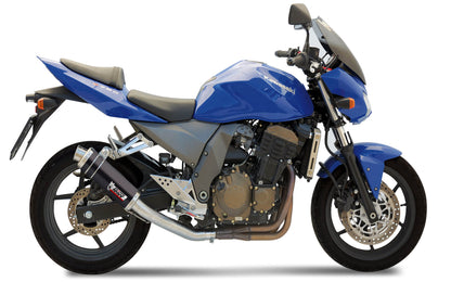 MIVV Slip-on, GP Black, Standard Exhaust For Kawasaki Z750 2004-2006