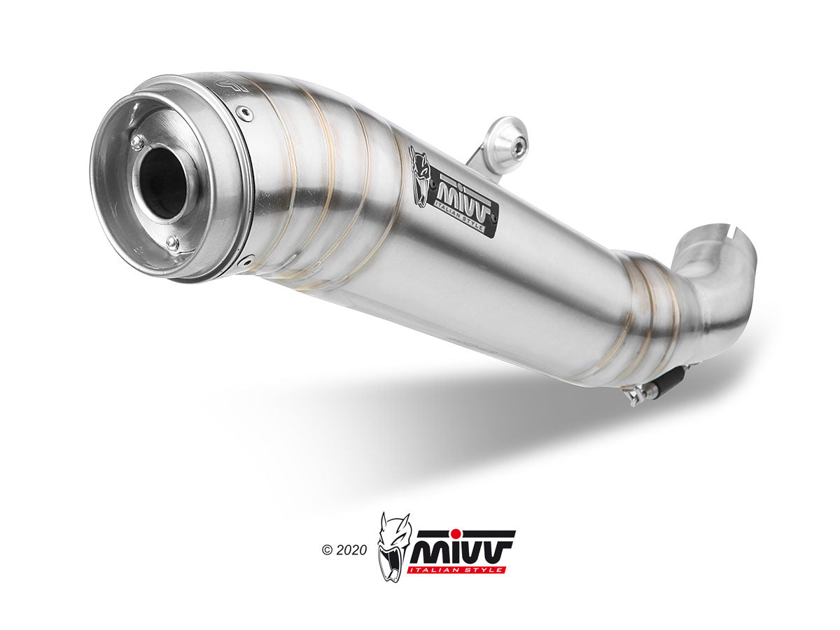 MIVV Slip-on, Ghibli Stainless Steel, Standard Exhaust For Kawasaki Z750 2007-2014