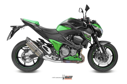 MIVV Slip-on, Suono Stainless Steel, Standard Exhaust For Kawasaki Z800 2013-2016