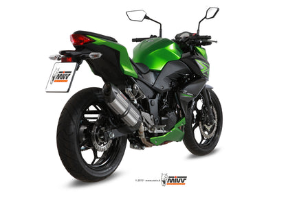 MIVV Slip-on, Suono Stainless Steel, Standard Exhaust For Kawasaki Ninja 300 13-16, Z300 15-16