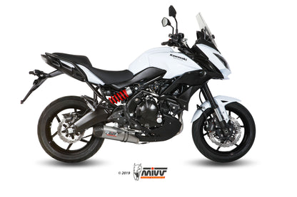 MIVV Full System 2x1, Oval Titan, Standard Exhaust For Kawasaki Versys 650 2015-2022
