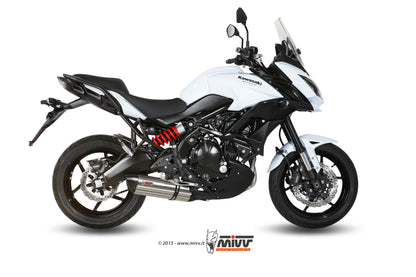 MIVV Full System 2x1, Suono Stainless Steel, Standard Exhaust For Kawasaki Versys 650 2015-2022