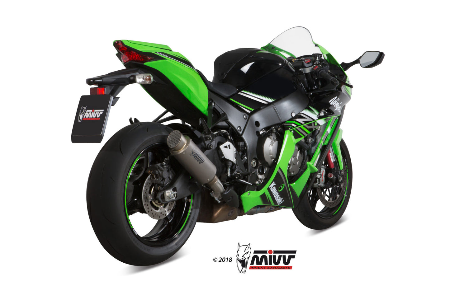 MIVV Slip-on, GPpro Titan, Standard Exhaust For Kawasaki ZX-10 R / RR 2016-2022