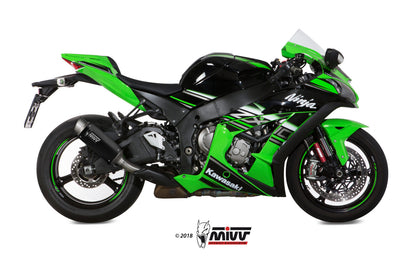 MIVV Slip-on, GPpro Black, Standard Exhaust For Kawasaki ZX-10 R / RR 2016-2022