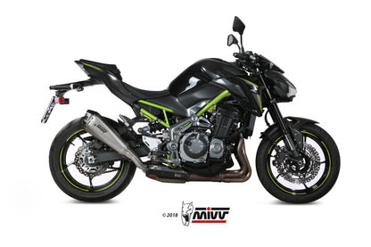 MIVV Slip-on, Delta Race Stainless Steel, Standard Exhaust For Kawasaki Z900 17-19, Z900 A2 (35 KW / 70 KW) 17-22