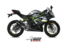 MIVV Slip-on, MK3 Black, Standard Exhaust For Kawasaki Ninja 125 / Z125 2019-2022