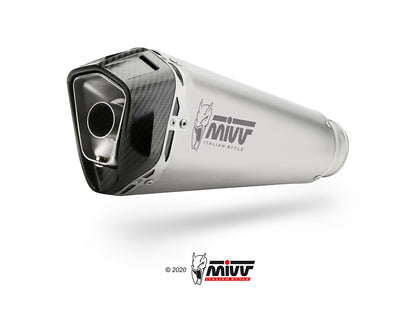 MIVV Slip-on, Delta Race Stainless Steel, Standard Exhaust For Kawasaki Versys 1000 2019-2022