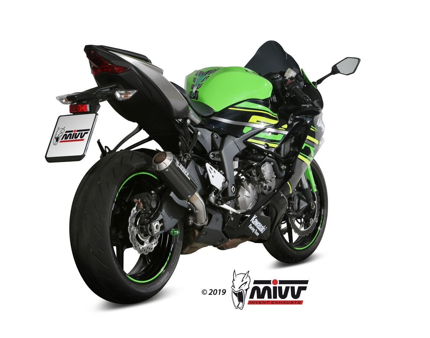 MIVV Slip-on, MK3 Carbon, Standard Exhaust For Kawasaki ZX-6R 636 2019-2020