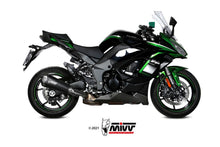 MIVV Slip-on, Delta Race Black, Standard Exhaust For Kawasaki Z1000SX (Ninja 1000) 2020-2022