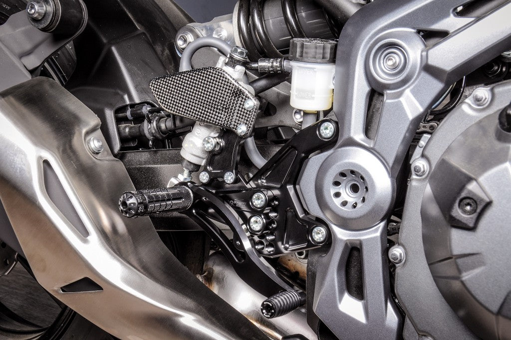 Bonamici Racing Aluminium Rearsets for the Kawasaki Z900 2017-2019