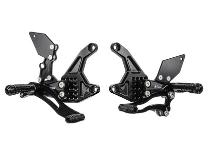 Bonamici Racing Aluminium Rearsets for the Kawasaki Z900 2017-2019