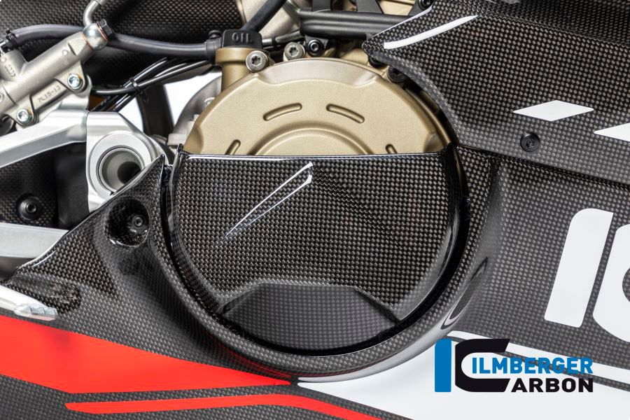 Ilmberger Carbon Clutch Cover for the Ducati Panigale V4,V4 S,V4 R '18-22 / Streetfighter V4 '20-23