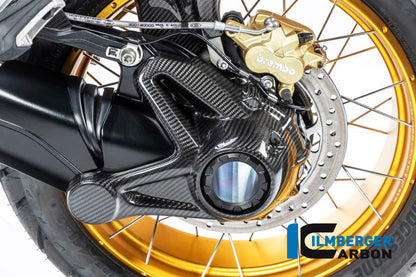 Ilmberger Carbon Bevel Drive Housing Protector (Mounting with Rear Splash Guard) for the BMW R 1250 GS / GS Adventure / R 1250 R 2019