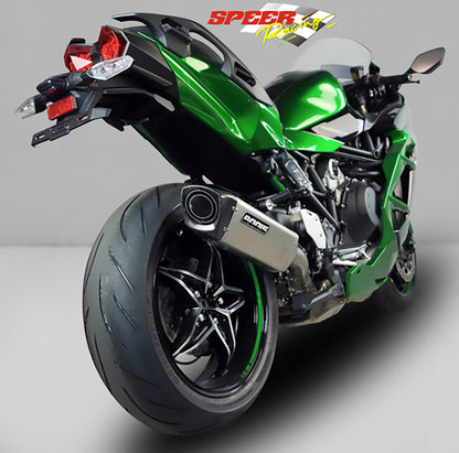 Bodis V4-M-CA Slip On Exhaust For Kawasaki Ninja H2 SX (2022+)