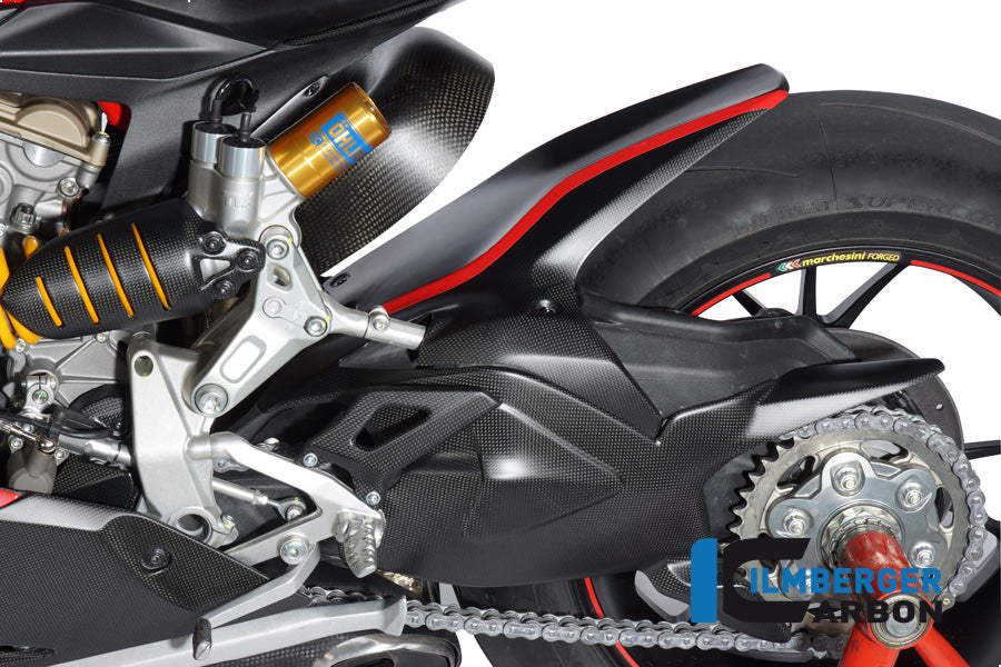 Ilmberger Carbon Rear Hugger Large Version Matt for the Ducati 1199 Panigale / 1199 Panigale R '12-14