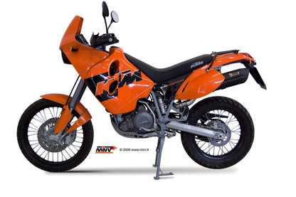 MIVV Slip-on, Suono Black, Standard Exhaust For KTM LC4 640 Adventure 03-06, 690 Enduro/SMC 08-13