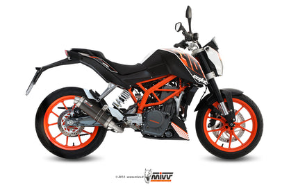 MIVV Full System 1x1, GP Carbon, Standard Exhaust For KTM 390 Duke 2013-2016