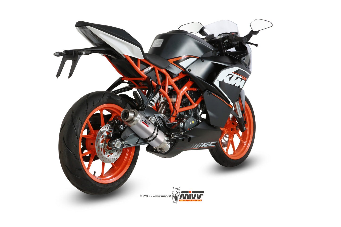 MIVV Full System 1x1, GP Titan, Standard Exhaust For KTM RC 125 2014-2016