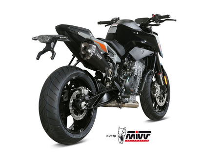 MIVV Slip-on, Delta Race Black, Standard Exhaust For KTM 790 Duke 18-20, 890 Duke 20-22