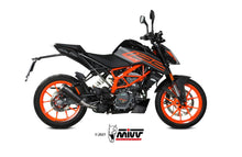 MIVV Slip-on, X-M1 Black, Standard Exhaust For KTM KTM 125/390 Duke 2021-2022
