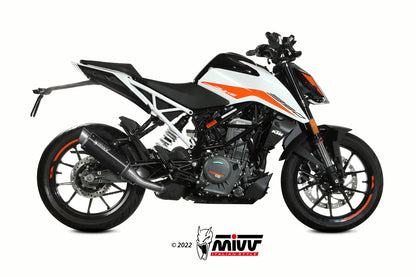 MIVV Slip-on, GPpro Black, Standard Exhaust For KTM 125/390 Duke 2021-2022