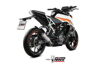 MIVV Slip-on, MK3 Stainless Steel, Standard Exhaust For KTM 125/390 Duke 2021-2022