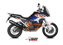 MIVV Slip-on, Speed Edge Black, Standard Exhaust For KTM 1290 Super Adventure / R / S / T 2021-2024