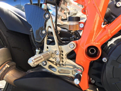 Attack Performance Rearsets For KTM 1290 Super Duke (2014+)