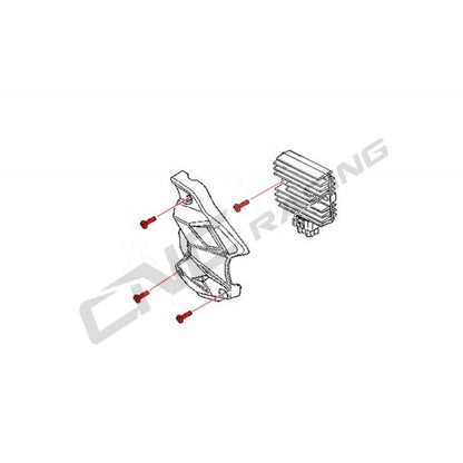 CNC Racing Voltage Regulator Cover Bolt kit for MV Agusta Brutale 800 / Dragster