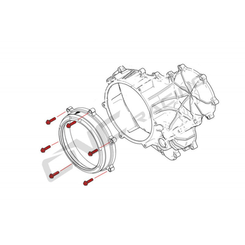 CNC Racing Titanium Bolt Kit for Clear Wet Clutch Covers for the Ducati Panigale (all models)