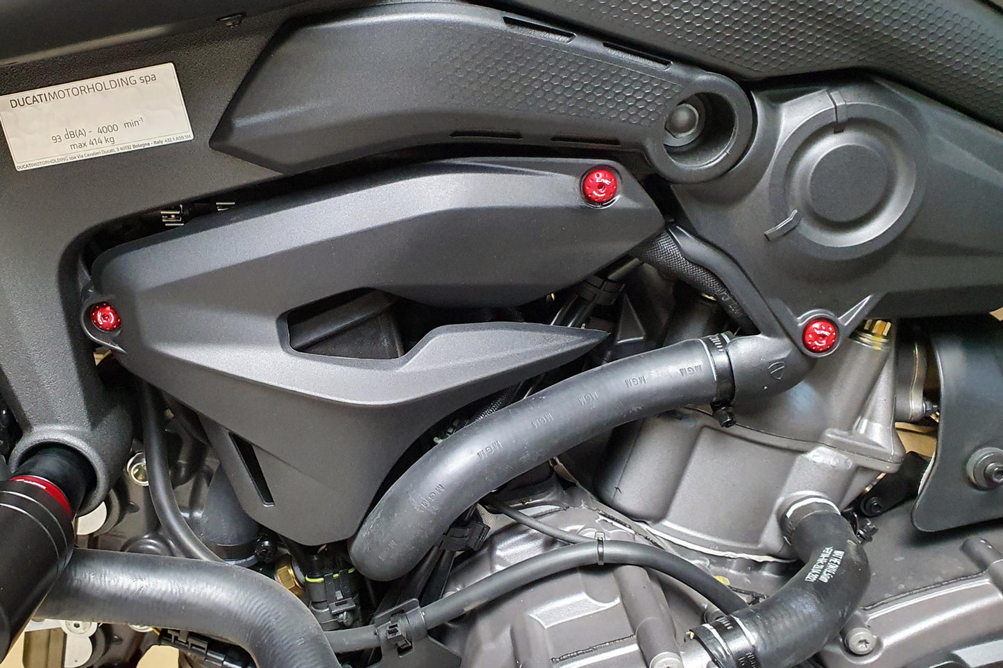 CNC Racing Expansion Tank Screw Kit for the Ducati Monster 937