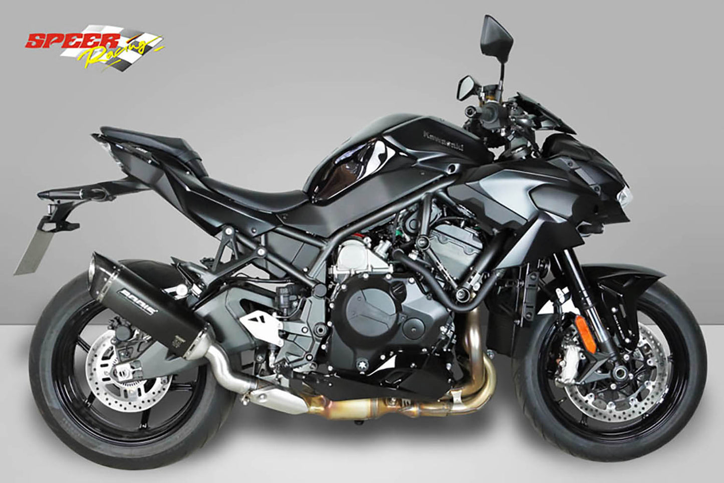 Bodis V4-M-CA Slip On Exhaust For Kawasaki Z H2 (20-21)