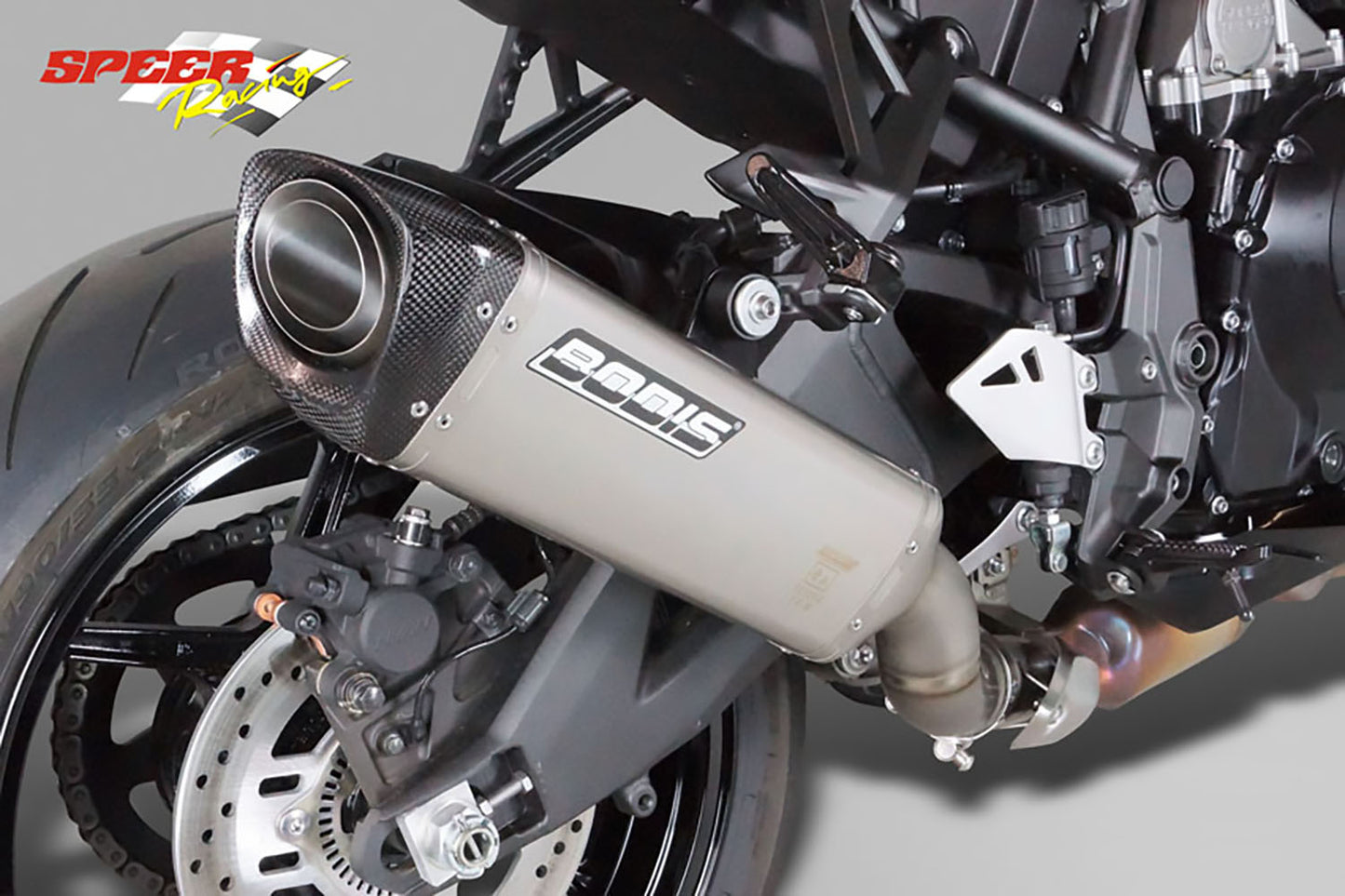 Bodis V4-M-CA Slip On Exhaust For Kawasaki Z H2 (20-21)