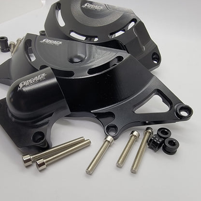 Spears Racing Engine Case Cover Kit For Kawasaki Ninja 400 (2018+)